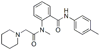 CAS 登录号：55707-74-9， 2-(N-甲基-2-哌啶乙酰氨基)-N-(对甲苯基)苯甲酰胺
