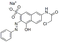 CAS#: 5572-43-0, Sodium 7-[(Chloroacetyl)Amino]-4-Hydroxy-3-(Phenylazo)Naphthalene-2-Sulphonate