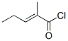 CAS 登录号：55764-37-9， 2-甲基戊-2-烯酰氯
