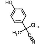CAS#: 55770-61-1, 2-(4-Hydroxyphenyl)-2-Methyl-Propanenitrile