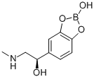 CAS 登录号：5579-16-8， (R)-2-羟基-alpha-[(甲基氨基)甲基]-1,3,2-苯并二氧硼烷-5-甲醇