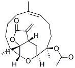 CAS#: 55822-20-3, (3aS,5S,6R,9E,14R,15R,15aR)-2,3,3a,4,5,6,7,8,11,12,13,14,15,15alpha-Tetradecahydro-6,10,14-Trimethyl-3-Methylene-2-Oxo-5,15-Epoxycyclotetradeca[b]Furan-6-Ol Acetate