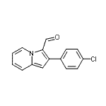 CAS#: 558424-57-0, 2-(4-Chlorophenyl)-3-Indolizinecarbaldehyde
