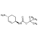 CAS#: 558443-21-3, 2-Methyl-2-Propanyl [(1R,4R)-4-Amino-2-Cyclohexen-1-Yl]Carbamate