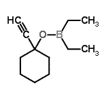 CAS 登录号：55848-34-5， 1-乙炔基环己基二乙基硼酸酯