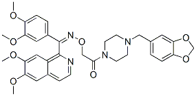 CAS#: 55854-53-0, 6,7-Dimethoxyisoquinolin-1-Yl 3,4-Dimethoxyphenyl Ketone O-[4-[3,4-(Methylenedioxy)Benzyl]-1-Piperazinylcarbonylmethyl]Oxime