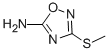 CAS 登录号：55864-39-6， 3-(甲硫基)-1,2,4-恶二唑-5-胺