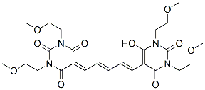 CAS 登录号：55894-21-8， 1,3-二(2-甲氧基乙基)-5-[5-[[1,2,3,4-四氢-6-羟基-1,3-二(2-甲氧基乙基)-2,4-二氧代嘧啶]-5-基]-2,4-戊二烯亚基]-2,4,6(1H,3H,5H)-嘧啶三酮
