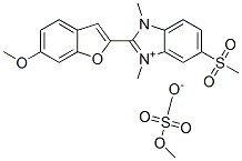 CAS#: 55911-29-0, 2-(6-Methoxybenzofuran-2-Yl)-1,3-Dimethyl-5-(Methylsulphonyl)-1H-Benzimidazolium Methyl Sulphate