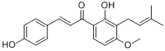 CAS 登录号：55912-03-3， (E)-1-[2-羟基-4-甲氧基-3-(3-甲基丁-2-烯基)苯基]-3-(4-羟基苯基)丙-2-烯-1-酮