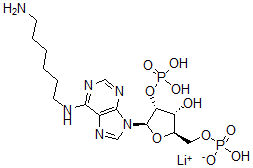 CAS#: 55914-62-0, N6-(6-Aminohexyl)Adenosine 2',5'-Diphosphate Lithium Salt