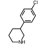 CAS 登录号：55989-13-4， 3-(4-氯苯基)哌啶