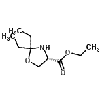 CAS 登录号：560132-26-5， 乙基(4S)-2,2-二乙基-1,3-恶唑烷-4-羧酸酯