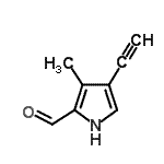 CAS#: 56015-73-7, 4-Ethynyl-3-Methyl-1H-Pyrrole-2-Carbaldehyde