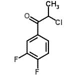 CAS#: 561009-02-7, 2-Chloro-1-(3,4-Difluorophenyl)-1-Propanone