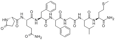 CAS 登录号：56104-22-4， 焦谷氨酰-谷氨酰胺酰-苯丙氨酰-苯丙氨酰-甘氨酰-亮氨酰-蛋氨酰胺