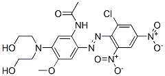 CAS#: 56149-93-0, N-[5-[Bis(2-Hydroxyethyl)Amino]-2-[(2-Chloro-4,6-Dinitrophenyl)Azo]-4-Methoxyphenyl]-Acetamide