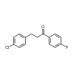 CAS#: 56201-99-1, 3-(4-Chlorophenyl)-1-(4-Fluorophenyl)-1-Propanone