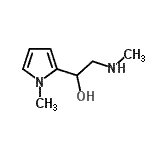CAS 登录号：562101-29-5， 2-(甲基氨基)-1-(1-甲基-1H-吡咯-2-基)乙醇
