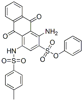 CAS 登录号：56222-83-4， 1-氨基-4-(4-甲基苯基磺酰氨基)-2-蒽醌磺酸苯酯