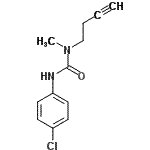CAS 登录号：56247-81-5， 1-(3-丁炔-1-基)-3-(4-氯苯基)-1-甲基脲