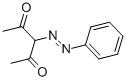 CAS 登录号：56276-49-4， 3-(苯基偶氮)-2,4-戊二酮