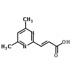 CAS#: 56370-48-0, (2E)-3-(4,6-Dimethyl-2-Pyrimidinyl)Acrylic Acid