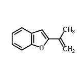 CAS 登录号：56426-65-4， 2-异丙烯基-1-苯并呋喃