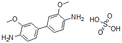 CAS#: 56436-30-7, 3,3'-Dimethoxy-(1,1'-Biphenyl)-4,4'-diamine Sulfate