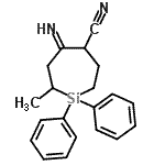 CAS#: 56437-94-6, (5E)-5-Imino-7-methyl-1,1-diphenyl-4-silepanecarbonitrile