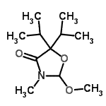 CAS#: 56440-38-1, 5,5-Diisopropyl-2-Methoxy-3-Methyl-1,3-Oxazolidin-4-One