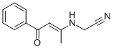 CAS 登录号：56464-51-8， 2-[(1-甲基-3-氧代-3-苯基-1-丙烯基)氨基]乙腈
