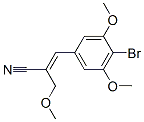 CAS 登录号：56518-39-9， 3-(4-溴-3,5-二甲氧基苯基)-2-(甲氧基甲基)丙烯腈