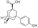 CAS 登录号：56531-55-6， 3-(4-羟基苯基)金刚烷-1-羧酸
