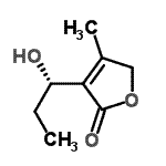 CAS 登录号：565434-40-4， 3-[(1S)-1-羟基丙基]-4-甲基-2(5H)-呋喃酮