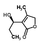 CAS 登录号：565434-41-5， 3-[(1R)-1-羟基丙基]-4-甲基-2(5H)-呋喃酮