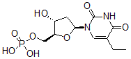 CAS#: 56576-83-1, 2'-Deoxy-5-Ethyl-5'-Uridylic Acid