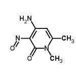 CAS#: 5658-87-7, 4-Amino-1,6-Dimethyl-3-Nitroso-2(1H)-Pyridinone