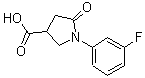 CAS#: 566154-63-0, 1-(3-Fluorophenyl)-5-Oxo-3-Pyrrolidinecarboxylic Acid