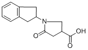 CAS#: 566154-69-6, 1-(2,3-Dihydro-1H-Inden-2-Yl)-5-Oxo-3-Pyrrolidinecarboxylic Acid