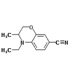 CAS 登录号：566158-23-4， 4-乙基-3-甲基-3,4-二氢-2H-1,4-苯并恶嗪-7-甲腈