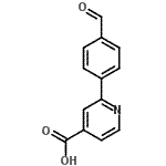 CAS#: 566198-32-1, 2-(4-Formylphenyl)Isonicotinic Acid