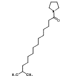 CAS 登录号：56630-52-5， 13-甲基-1-(1-吡咯烷基)-1-十四烷酮