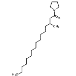 CAS#: 56630-57-0, 3-Methyl-1-(1-Pyrrolidinyl)-1-Hexadecanone