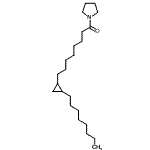 CAS#: 56630-59-2, 8-(2-Octylcyclopropyl)-1-(1-Pyrrolidinyl)-1-Octanone