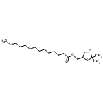 CAS 登录号：56630-71-8， (2,2-二甲基-1,3-二氧戊环-4-基)甲基肉豆蔻酸酯