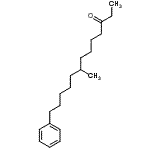 CAS 登录号：56630-77-4， 8-甲基-13-苯基-3-十三烷酮