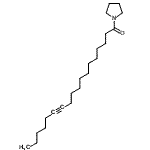 CAS#: 56630-90-1, 1-(1-Pyrrolidinyl)-12-Octadecyn-1-One