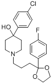 CAS#: 56660-99-2, 4-(4-Chlorophenyl)-1-[3-[2-(4-Fluorophenyl)-1,3-Dioxolan-2-Yl]Propyl]Piperidin-4-Ol