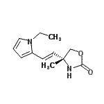 CAS#: 566938-46-3, (4R)-4-[(E)-2-(1-Ethyl-1H-Pyrrol-2-Yl)Vinyl]-4-Methyl-1,3-Oxazolidin-2-One